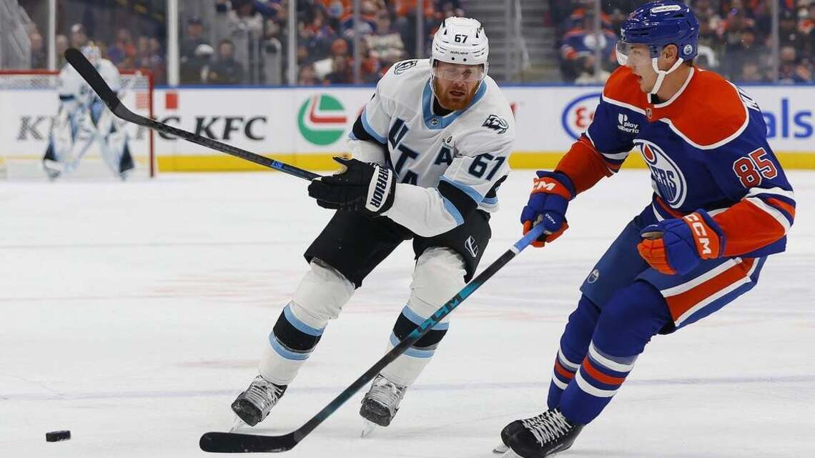 Mammoth nab early lead, end Oilers' 5-game winning streak 
