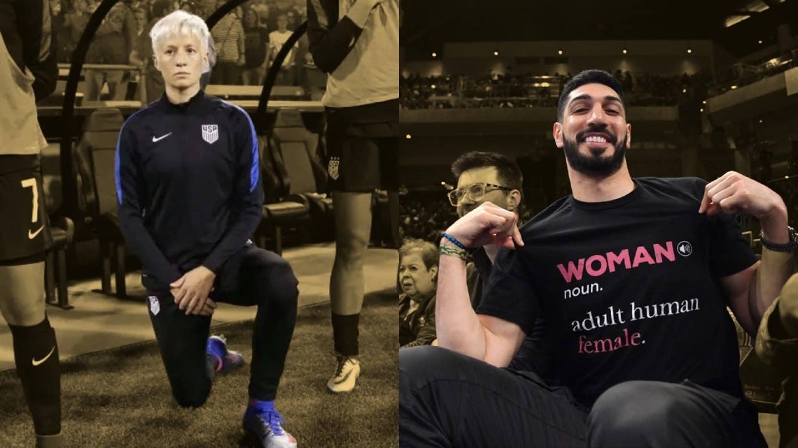 "You are seeking attention, and here it is" - Enes Freedom challenges Megan Rapinoe to a $5M one-on-one soccer match to settle transgender athletes debate 