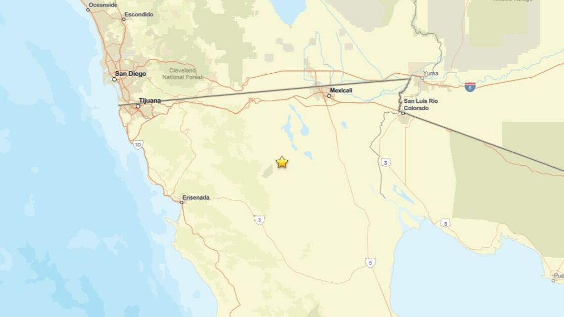 Update: Earthquake of 2.6 magnitude registered near Progreso, B.C., MX on Aug. 26 