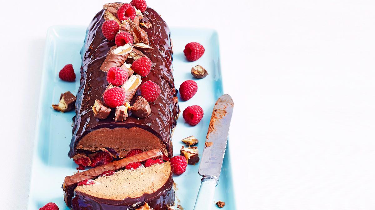 Delicious make-ahead Desserts - Chocolate Mousse Log