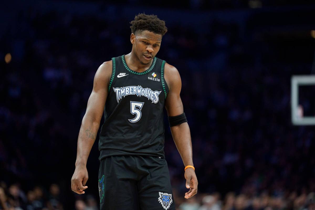  Minnesota Timberwolves guard Anthony Edwards (5) © Matt Blewett-Imagn Images