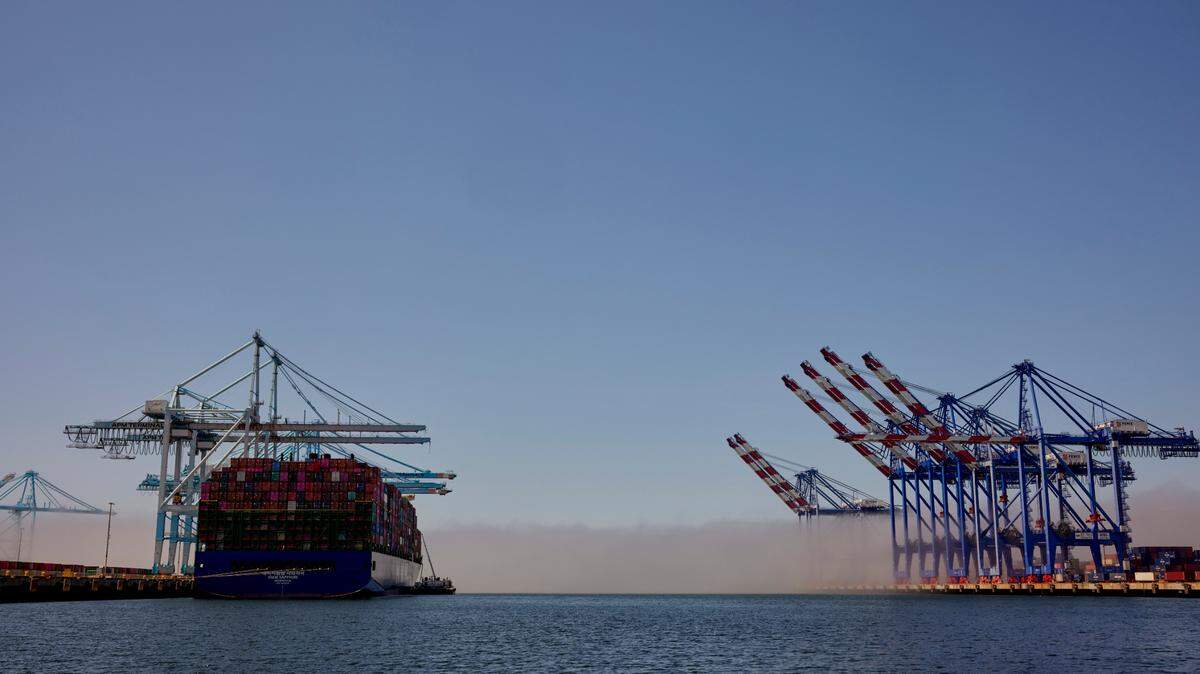 The Port of Los Angeles in San Pedro on April 7. California’s unemployment is projected to rise, with economic recovery likely delayed until next year, according to the latest UCLA Anderson Forecast.