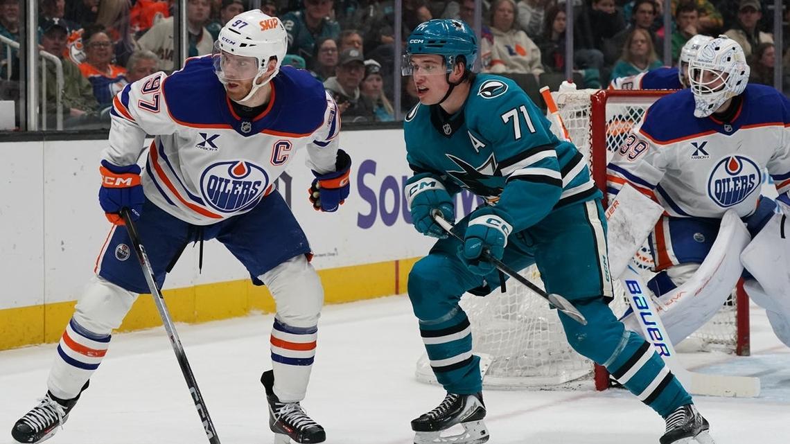 NHL roundup: Connor McDavid (3 goals), division-leading Oilers top Sharks 