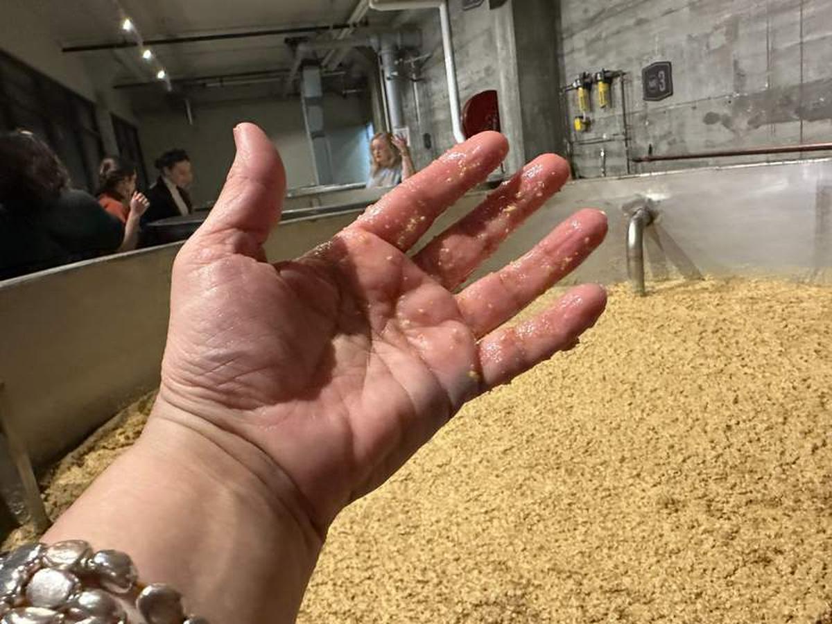  We had our hands in the mash at Old Dominick’s in Memphis. Photo credit: Robin O’Neal Smith 