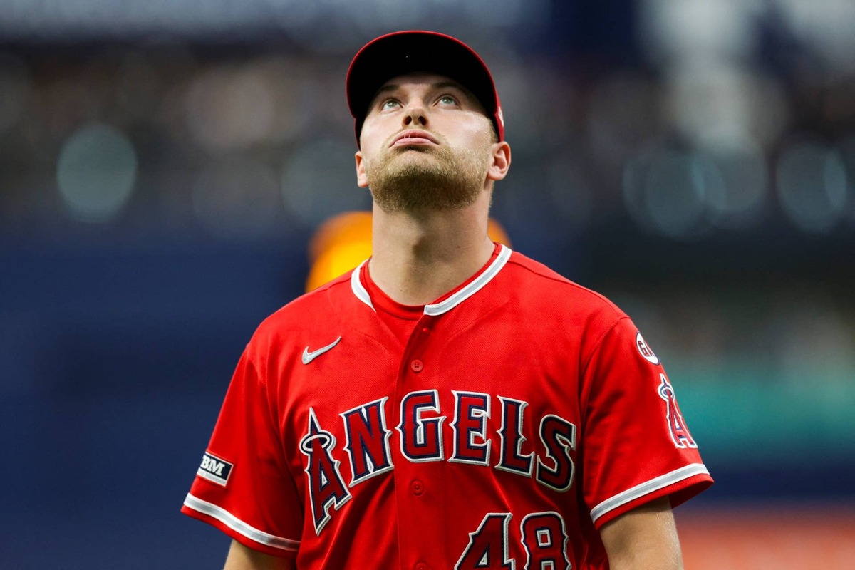  Reid Detmers ranks among baseball's analytical leaders despite an inflated earned-run average.  Nathan Ray Seebeck-Imagn Images