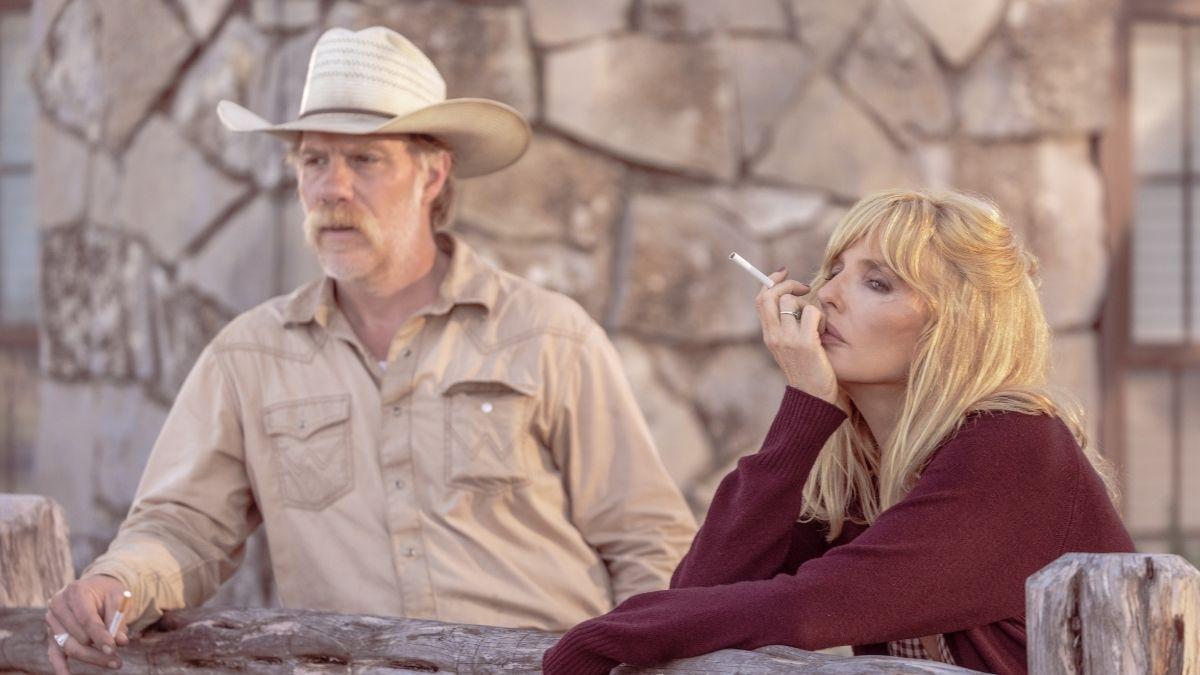 Marc Menchaca and Kelly Reilly in ‘Dutton Ranch’Paramount+