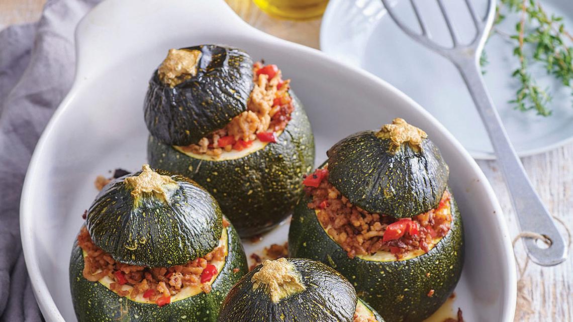 Spanish-Style Rice-Stuffed Squash Recipe is Bursting with Flavor