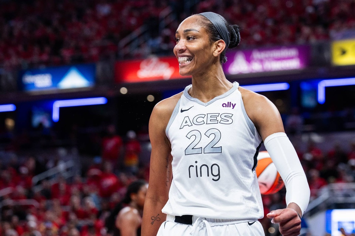  Las Vegas Aces star A'ja Wilson (22) Trevor Ruszkowski-Imagn Images