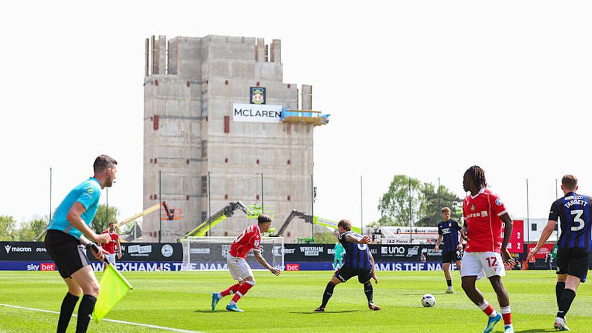  Wrexham initially hoped the Kop Stand would be open this summer. | Robbie Jay Barratt - AMA/Getty Images 