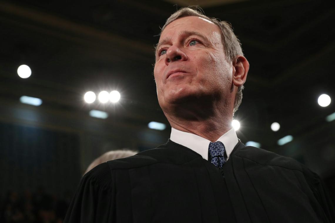  Supreme Court Chief Justice John Roberts played a key role in pressing for the court to consider a major case first through the shadow docket. Leah Millis-Pool/Getty Images 