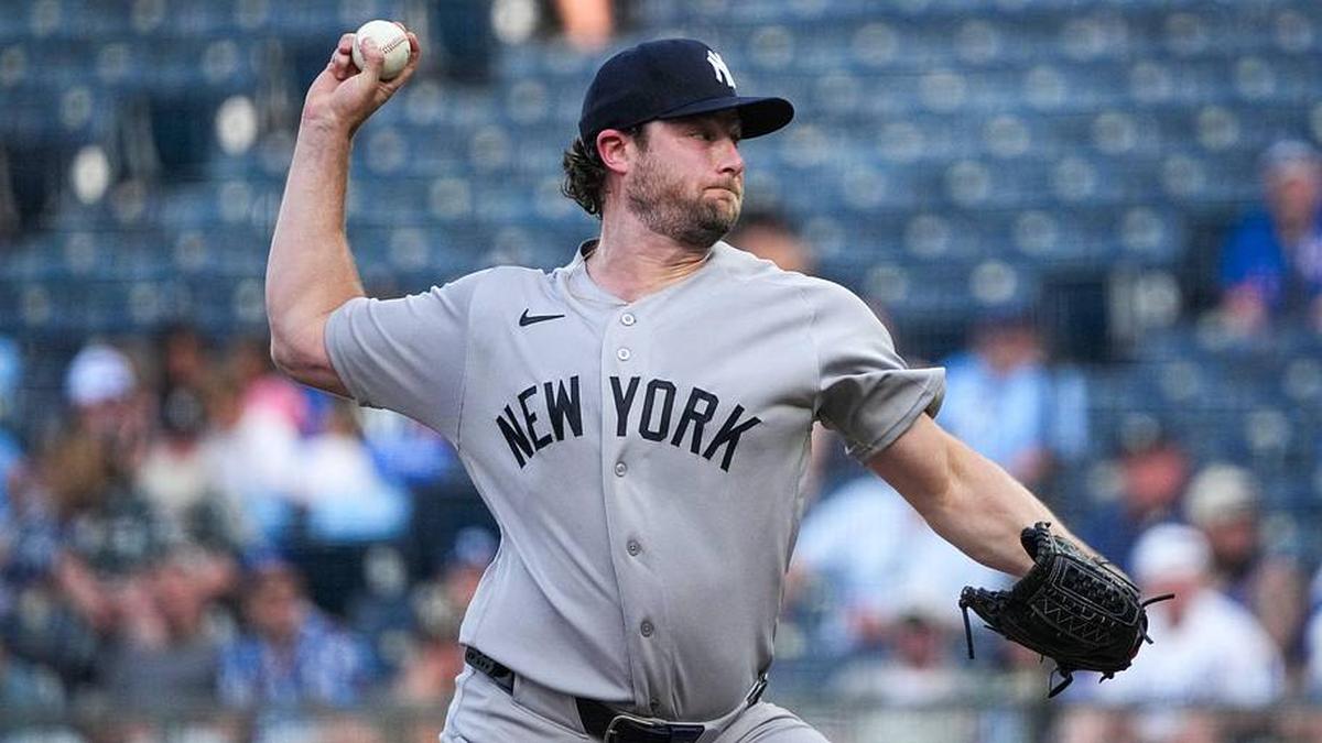  Gerrit Cole will be searching for his second win of the season when he takes on the Guardians on Tuesday. | Denny Medley-Imagn Images 