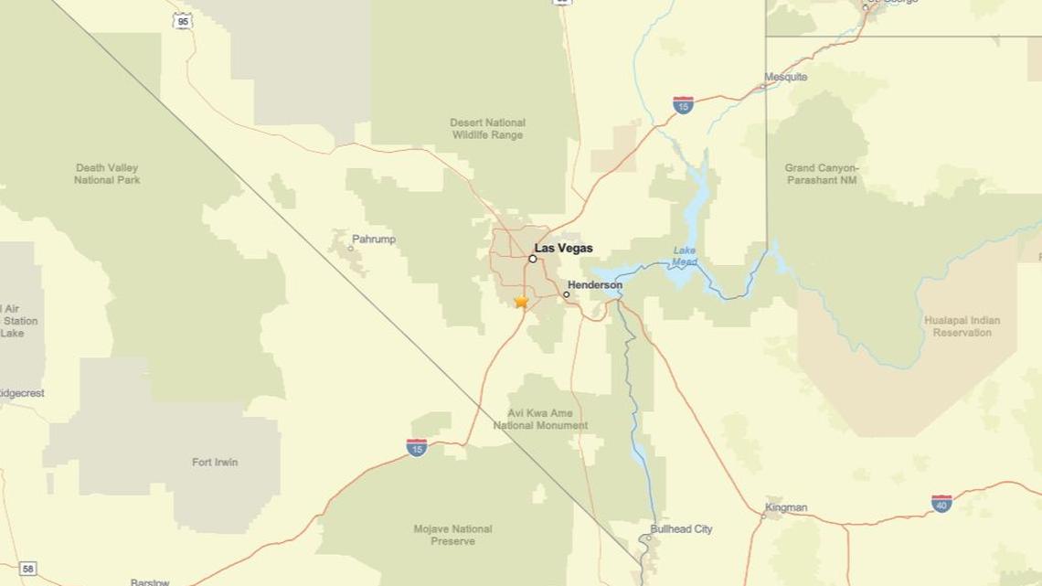 2.5 magnitude earthquake rattles close to Enterprise, NV on April 14 