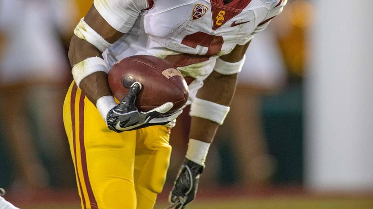  Jan 2, 2017; Pasadena, CA, USA; USC Trojans defensive back Adoree' Jackson (2) in action during the 2017 Rose Bowl against the Penn State Nittany Lions at Rose Bowl stadium. USC defeated Penn State 52-49 in the highest scoring game in Rose Bowl history. Mandatory Credit: Peter Brouillet-USA TODAY NETWORK | Peter Brouillet-Imagn Images 