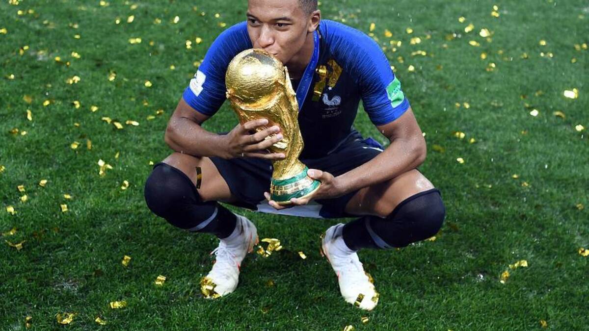  Kylian Mbappe has four goals in World Cup finals. | Witters Sport-Imagn Images 