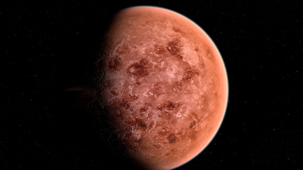 The planet Venus.