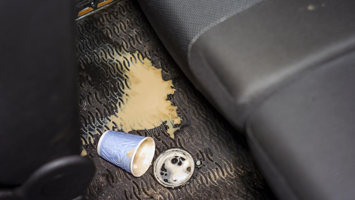 Trash on the floor of a car does not sit well with columnist Lori Borgman.