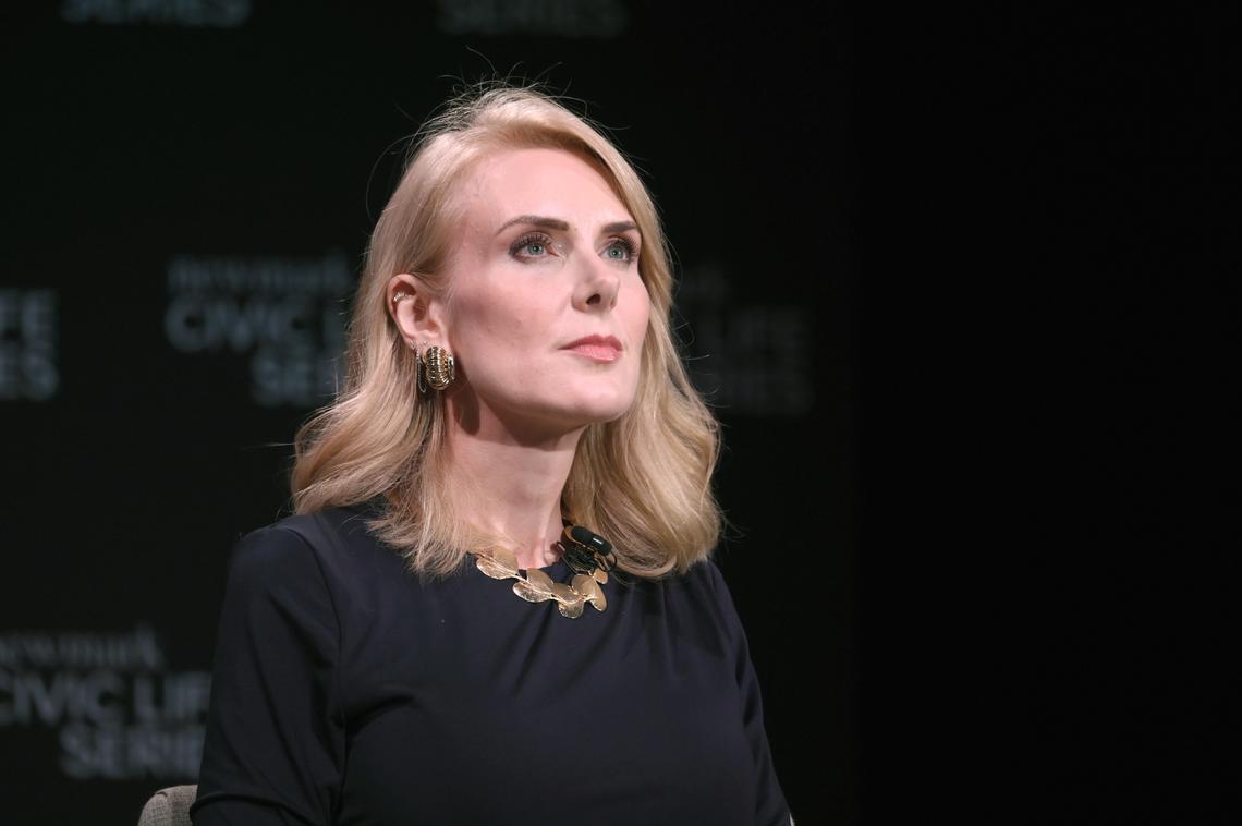  NEW YORK, NEW YORK – SEPTEMBER 25: Sharon McMahon attends a discussion of her book “The Small and the Mighty” at 92NY on September 25, 2024 in New York City. (Photo by Gary Gershoff/Getty Images) 