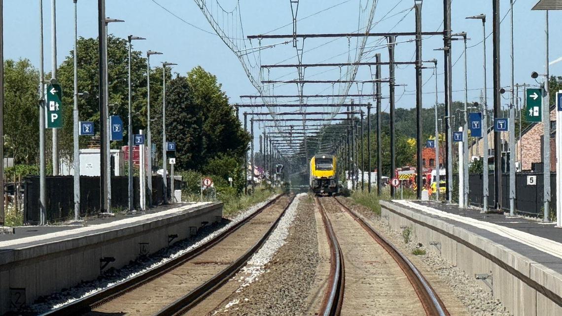 Train collides with school van in Belgium, killing four