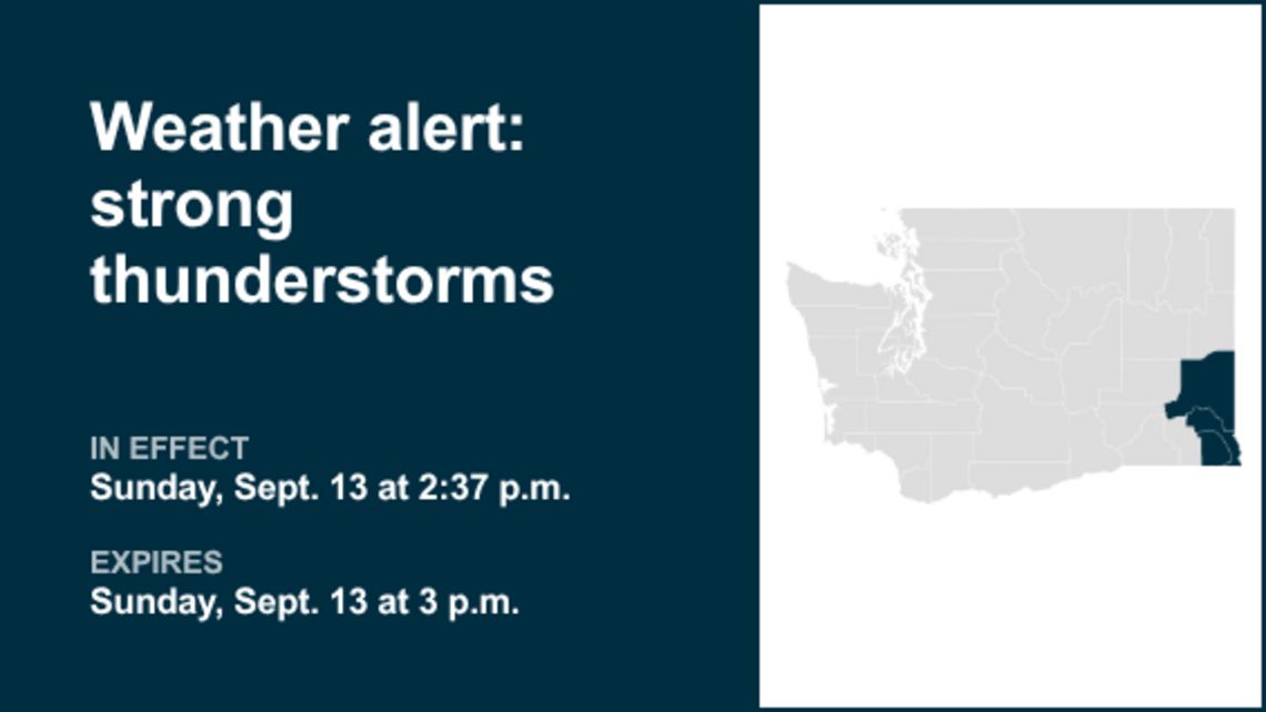 UPDATE: Pea-sized hail forecast with thunderstorms Sunday 