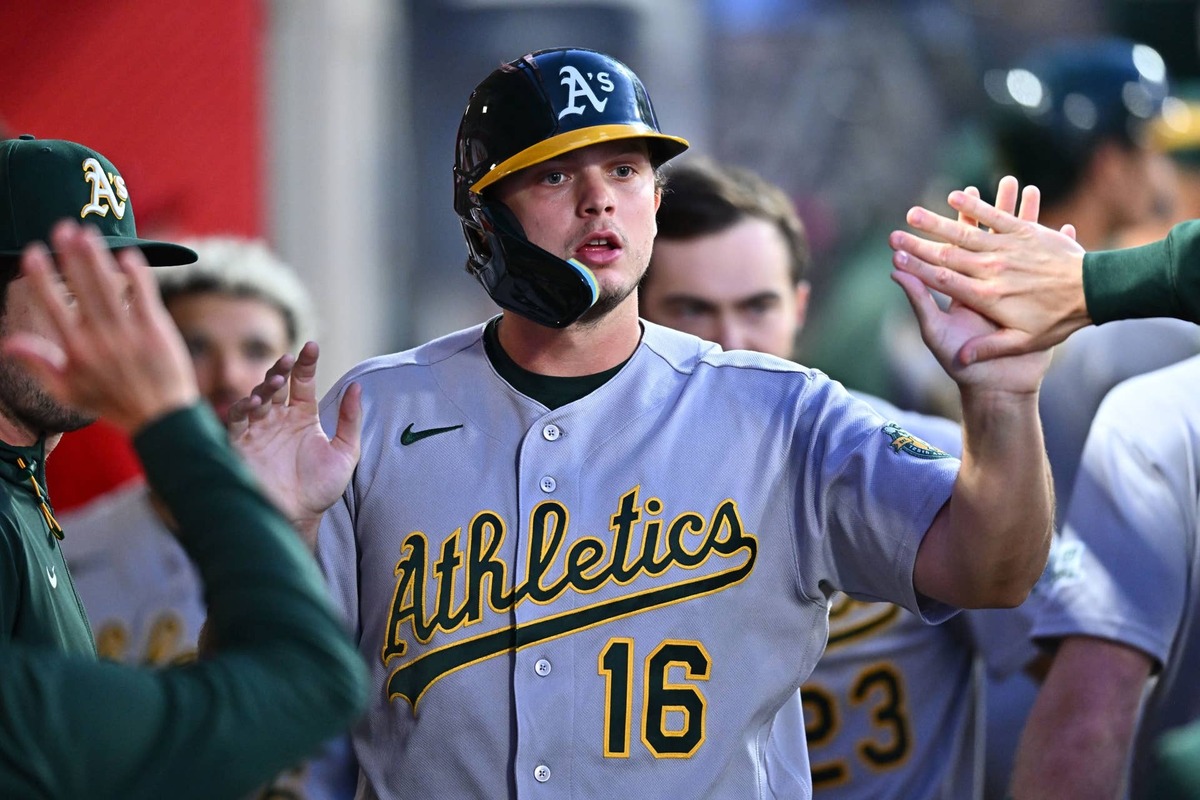  Athletics first baseman Nick Kurtz (16) William Liang-Imagn Images
