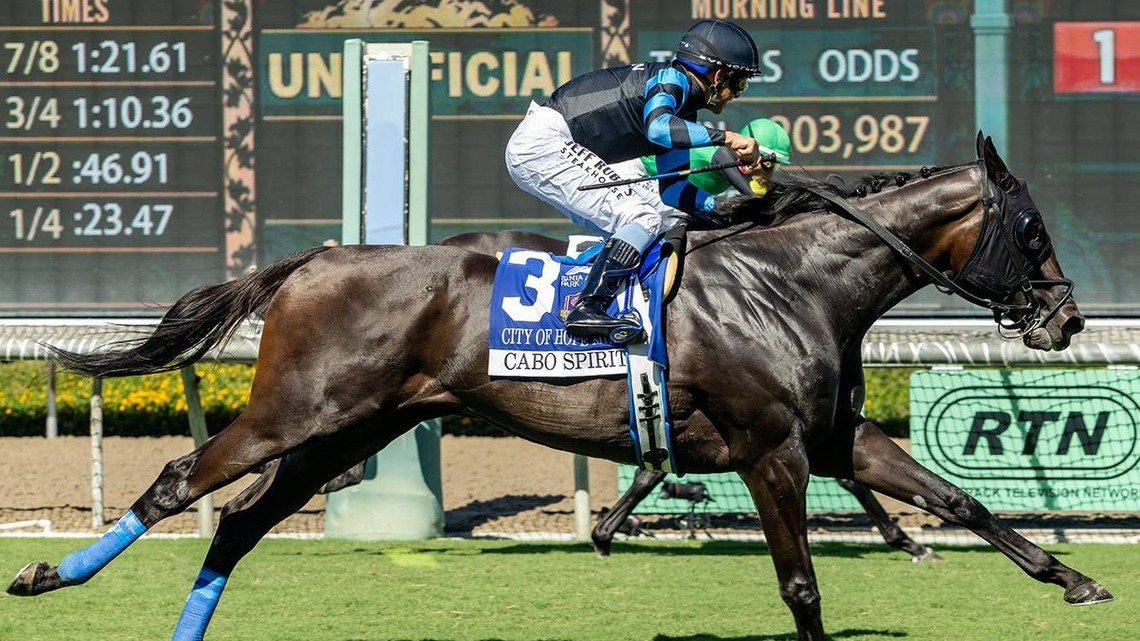 Front-Running Cabo Spirit Upstages El Potente In City Of Hope Mile 