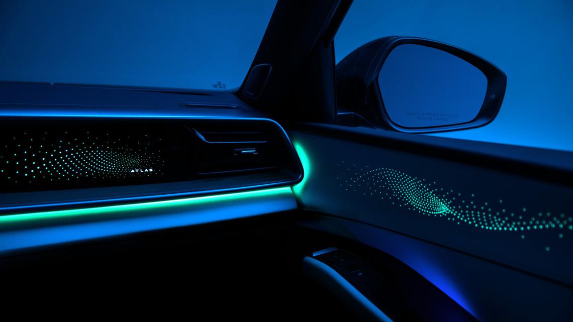 Volkswagen's 2027 Atlas Gets a High-Tech Interior With a Hidden Screen 