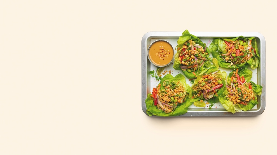 PlantYou's Bangkok Peanut Lettuce Wraps Are Ready in 20 Minutes 