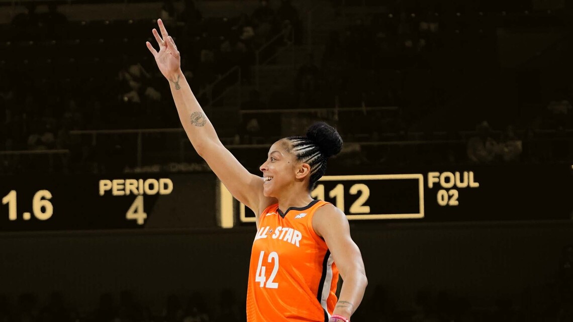 Candace Parker on why she cringes anytime she's reffered to as a 7-time All-Star: "We didn't have All-Star Games" 
