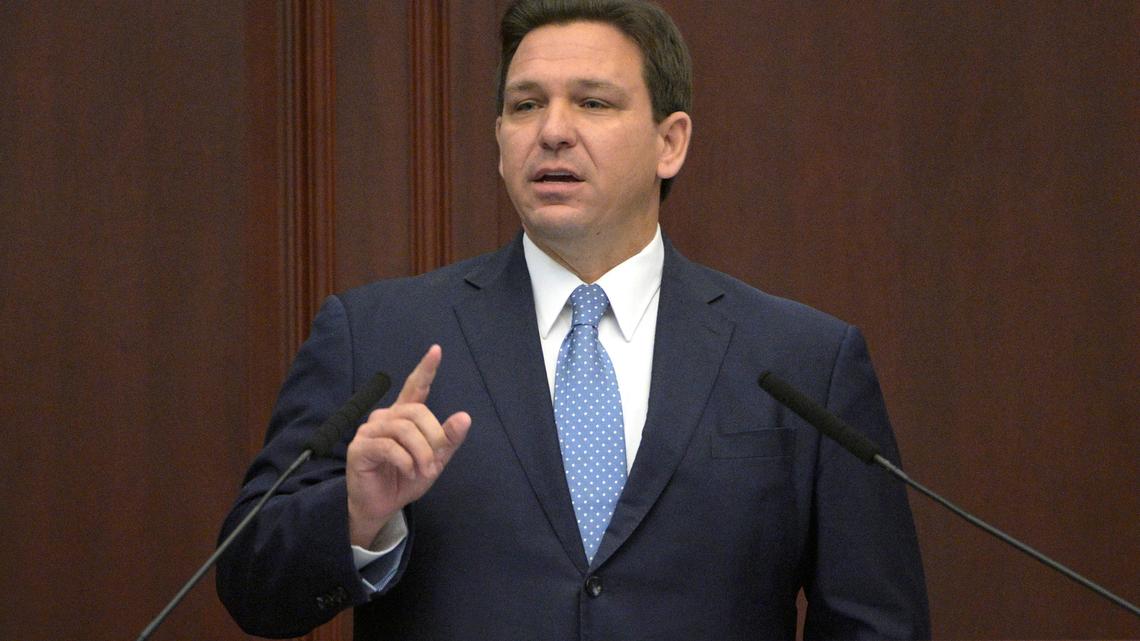 Florida Gov. Ron DeSantis on Jan. 11 in Tallahassee.