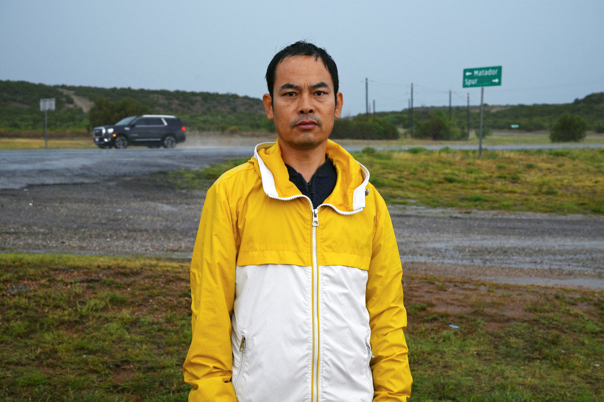 Yanfeng Ge, brother of Chaofeng Ge, who was found dead in ICE custody in 2025, poses for a picture, in Dickens, Texas, U.S. May 26, 2026.  REUTERS/Annie Rice