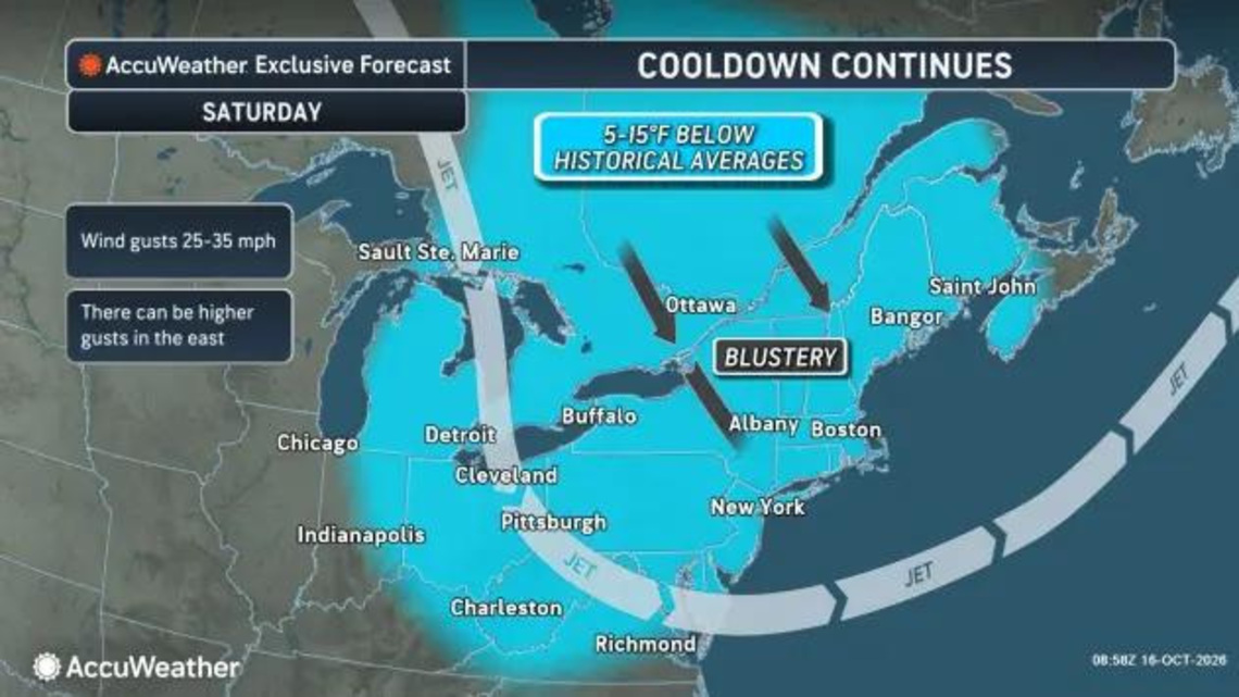 Weather forecast could have an October surprise for East Coast