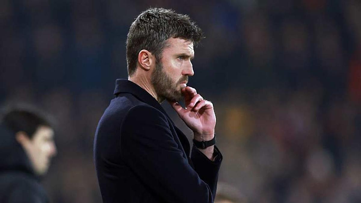  Michael Carrick's future remains uncertain. | Catherine Ivill/AMA/Getty Images 