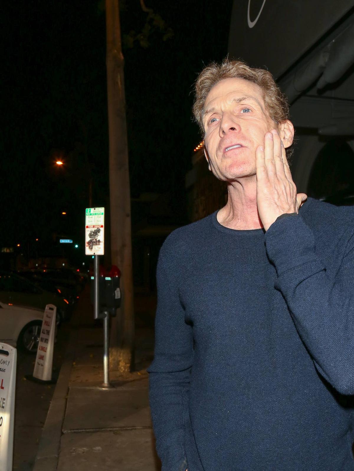  LOS ANGELES, CA - OCTOBER 27: Skip Bayless is seen on October 27, 2017 in Los Angeles, California. (Photo by gotpap/Bauer-Griffin/GC Images) 