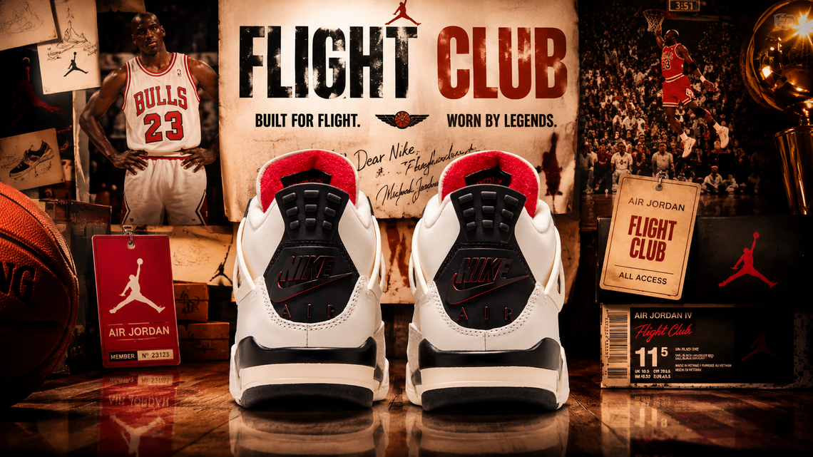 Air Jordan 4 ‘Flight Club' Is a Fan Favorite You Can Buy Under Retail