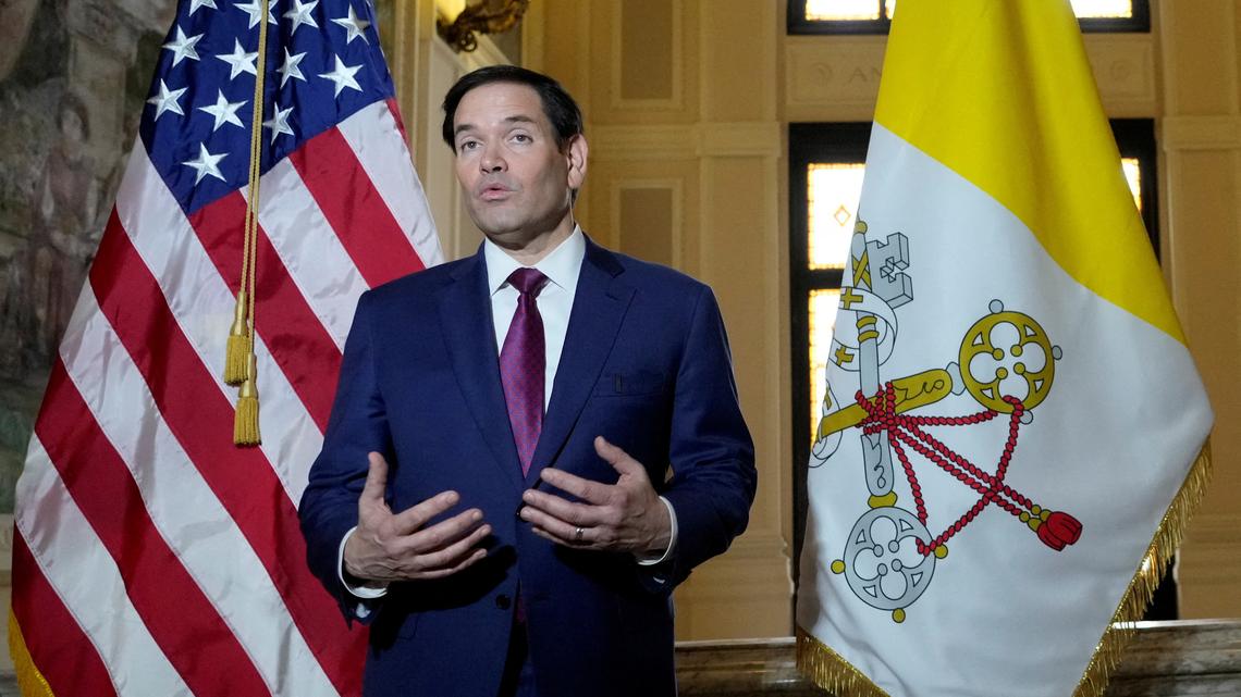 Top US diplomat Rubio to meet with Pope Leo on Thursday, source says 