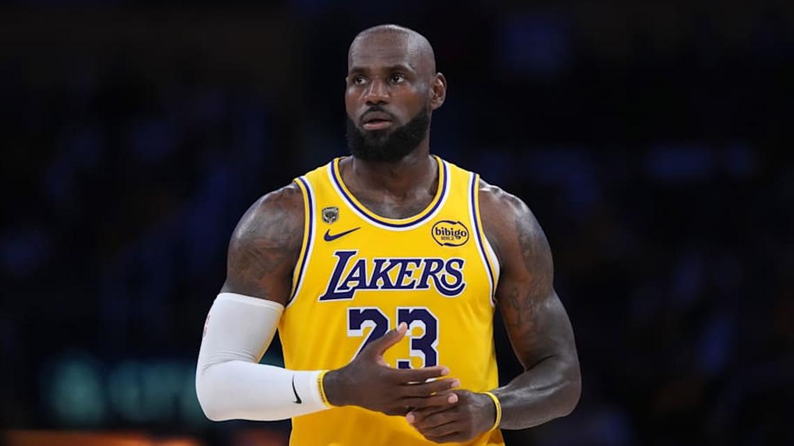  Once again, it is on LeBron James to guide the Lakers against the Rockets with Luka Dončić and Austin Reaves on the mend. | Kirby Lee-Imagn Images 