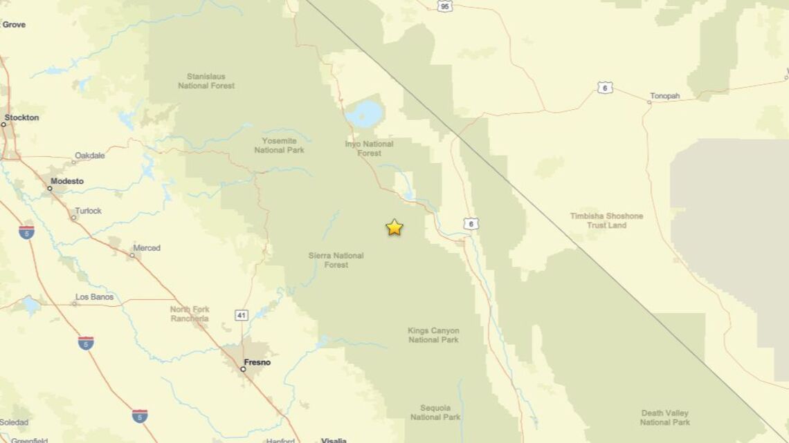 Aug. 17: Earthquake measuring 2.4 shakes region near Toms Place, CA 