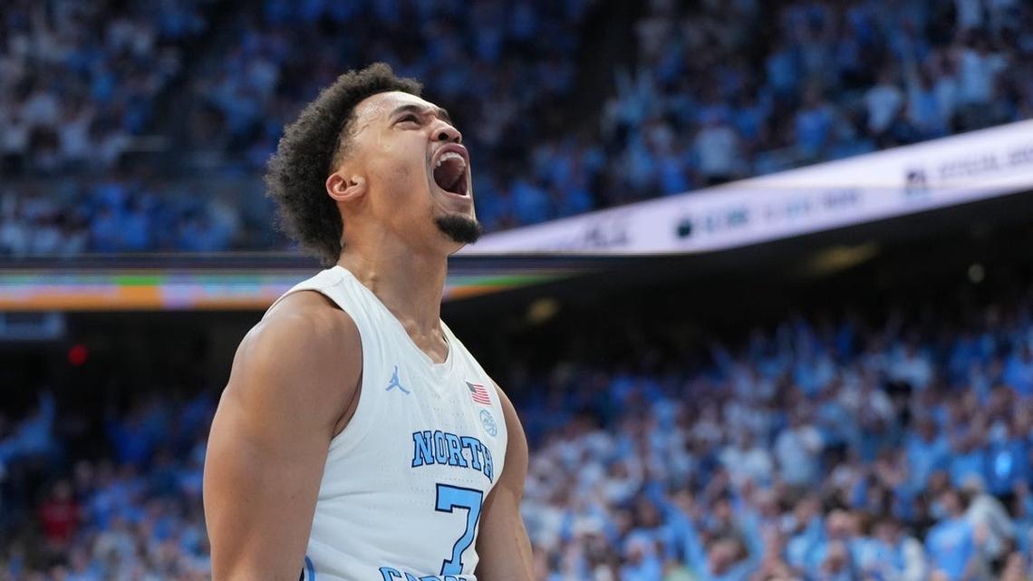 Trimble's career night leads No. 18 UNC over No. 24 Louisville