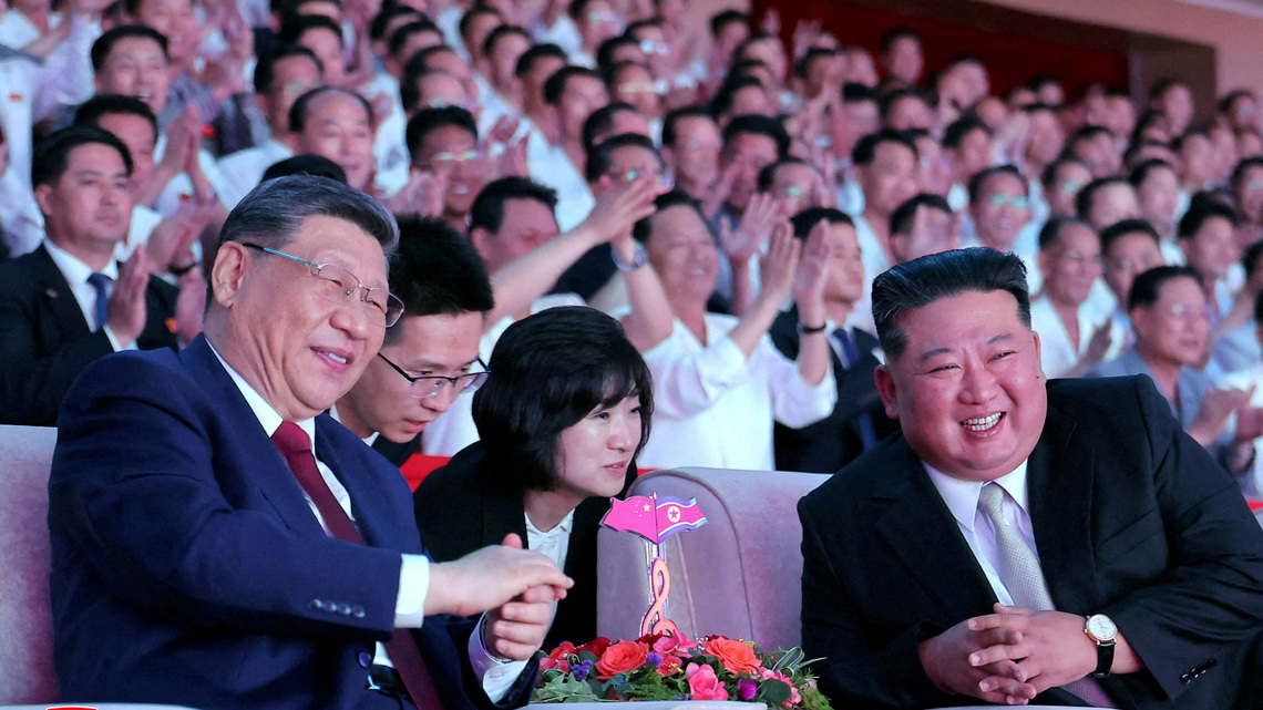 North Korean, Chinese leaders agree to boost ties at Pyongyang summit 