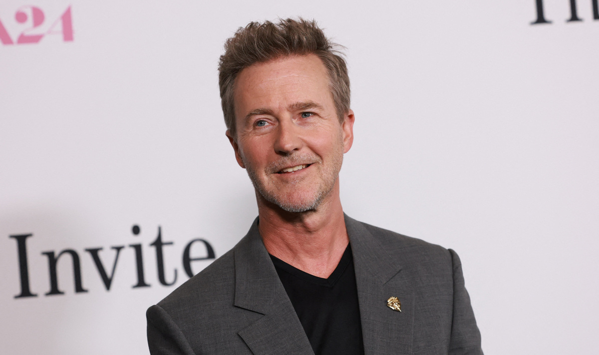 Cast member Edward Norton attends a premiere for the film “The Invite” in Los Angeles, California, U.S., June 24, 2026. REUTERS/Mario Anzuoni