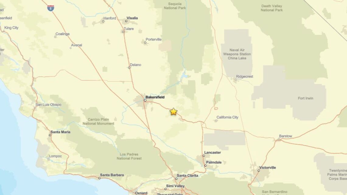 Update: 2.1 magnitude earthquake struck close to Tehachapi, CA on Oct. 19 