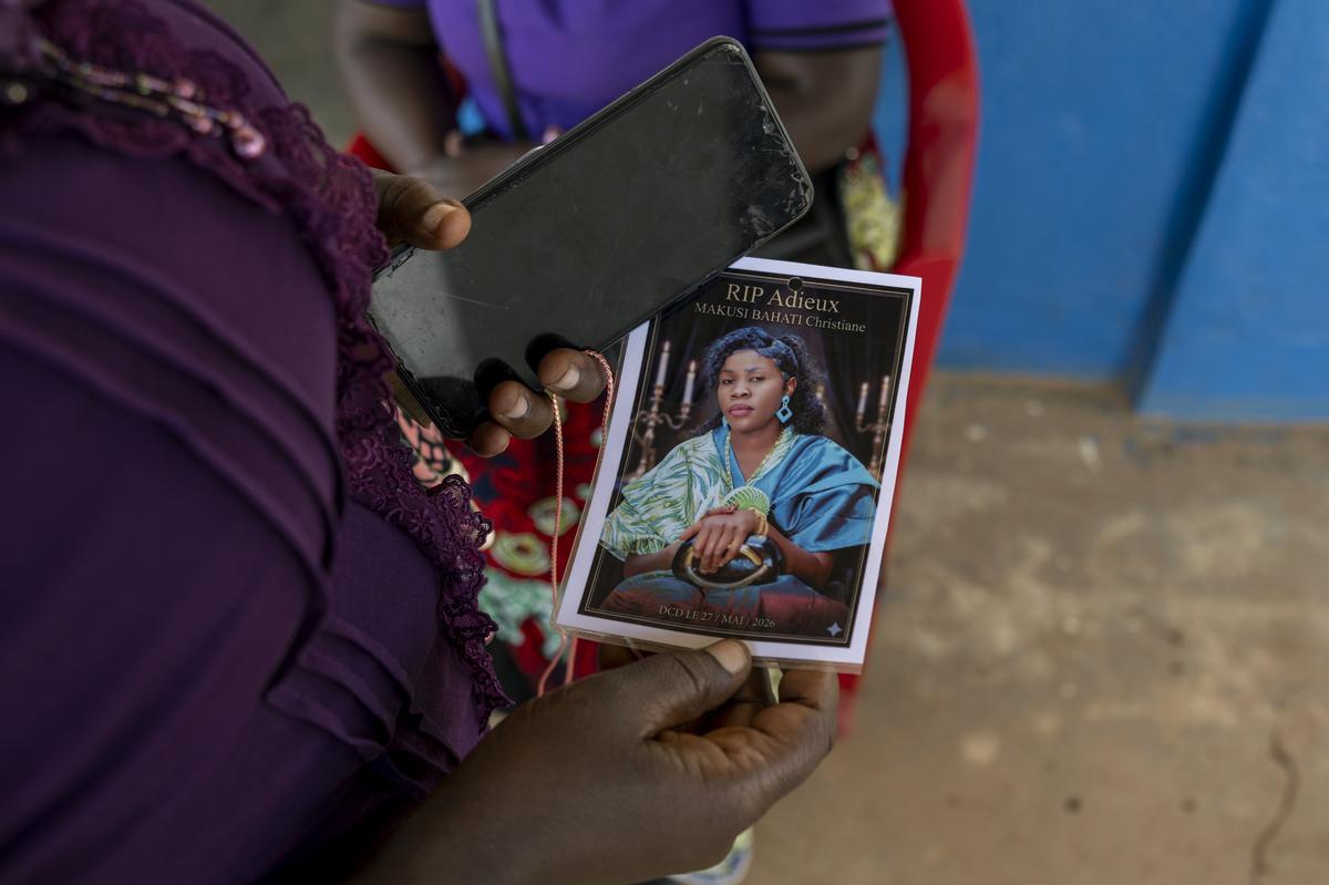 A picture of Christiane Bahati in the mining town of Mongbwalu, which is at the epicenter of the Ebola virus outbreak in Democratic Republic of Congo, May 27, 2026. In a remote gold mining town at the epicenter of the Ebola outbreak, medical workers struggle to beat back a surge of deaths and infections. (Arlette Bashizi/The New York Times)