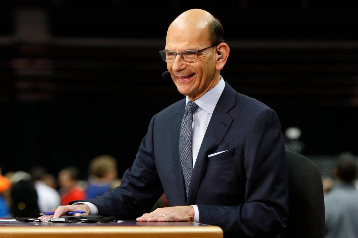  Jan 6, 2018; Atlanta, GA, USA; ESPN broadcaster Paul Finebaum during media day at Philips Arena. Mandatory Credit: Brett Davis-USA TODAY Sports 