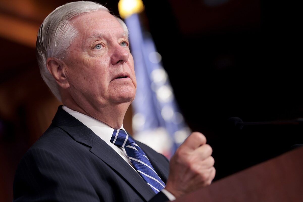 Sen. Lindsey Graham in April.