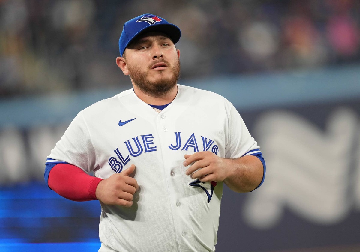  Toronto Blue Jays catcher Alejandro Kirk (30) Nick Turchiaro-USA TODAY Sports