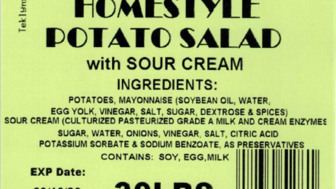 Deli style salads and cream cheese recalled. See where