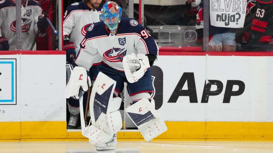 Blue Jackets G Elvis Merzlikins undergoes shoulder surgery 