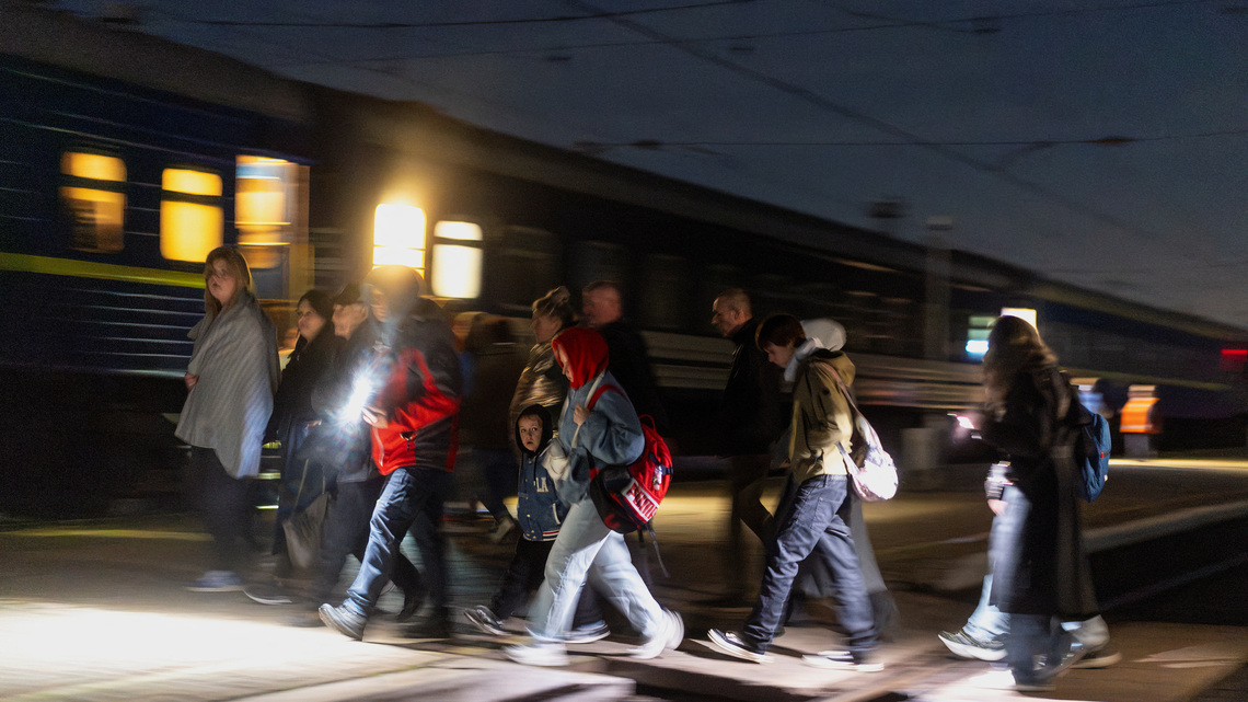 Harassed by Russian drones, Ukraine's trains keep on rolling 