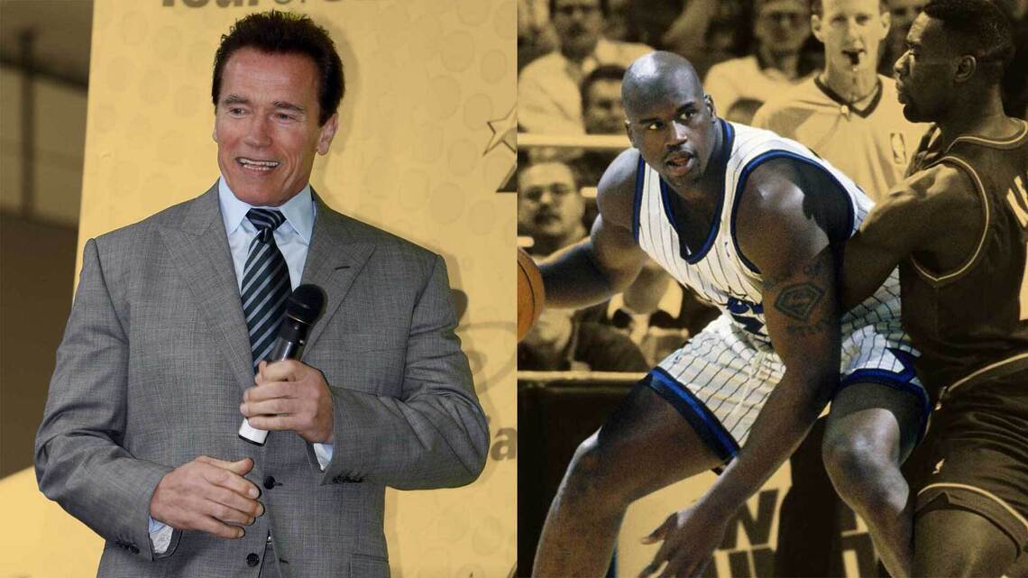 "We'd be great beating each other up" – Shaquille O'Neal on his dream of filming an action movie with Arnold Schwarzenegger 