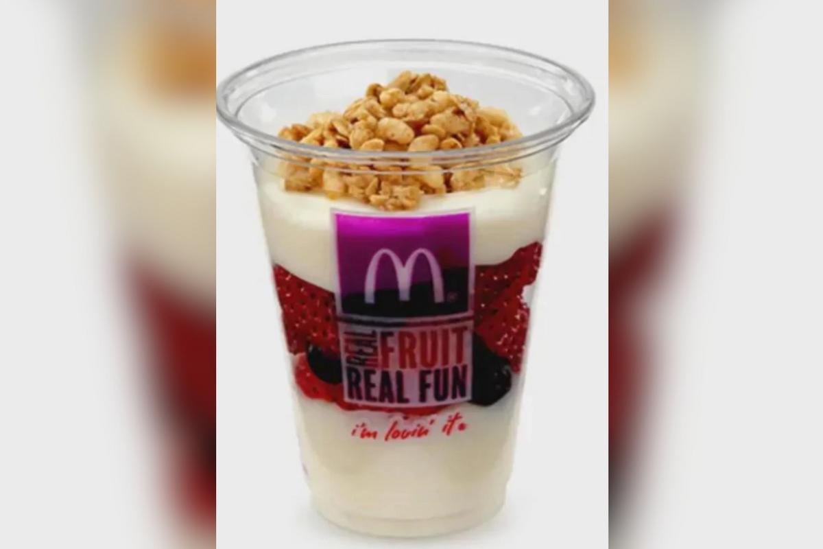 McDonald’s Fruit and Yogurt Parfait. 